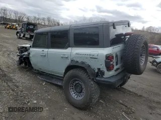 2022 Ford Bronco Raptor with VIN 1FMEE5JR3NLA50037, listed as a Copart auction lot 52032475 with 0 mi miles and Salvage Title. Bid and sale history available at carsss.com. Image 2.