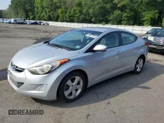 2013 Hyundai Elantra GLS with VIN 5NPDH4AE5DH428408, listed as a Copart auction lot 62637575 with 126,785 mi miles and Salvage title. Bid and sale history available at DreamBid. Image 1.