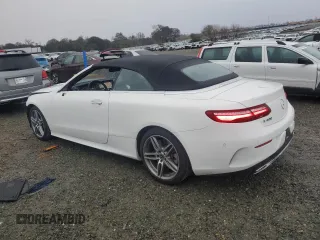 2018 Mercedes-Benz E-Class E 400 with VIN WDD1K6FB3JF041124, listed as a Copart auction lot 43188985 with 19,654 mi miles and Salvage Title. Bid and sale history available at carsss.com. Image 2.