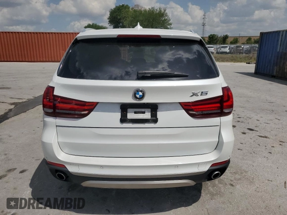 2015 BMW X5 xDrive35i with VIN 5UXKR0C52F0P07288, listed as a Copart auction lot 51697585 with 111,896 mi miles and Salvage Title. Bid and sale history available at carsss.com. Image 6.