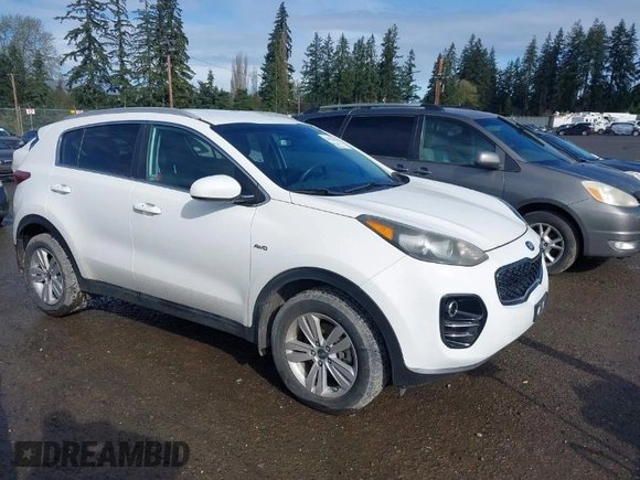 2017 Kia Sportage LX with VIN KNDPMCACXH7160726, listed as a IAAI auction lot 41974303 with 134,772 mi miles and . Bid and sale history available at DreamBid. Image 1.