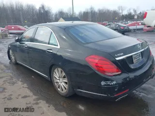 2015 Mercedes-Benz S-Class S 550 with VIN WDDUG8FB9FA101308, listed as a IAAI auction lot 41666807 with 77,953 mi miles. Bid and sale history available at carsss.com. Image 3.