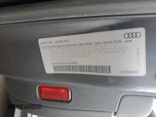 2018 Audi A5 Sportback Premium with VIN WAUDNCF57JA054802, listed as a Copart auction lot 41264124 with 109,449 mi miles. Bid and sale history available at carsss.com. Image 12.
