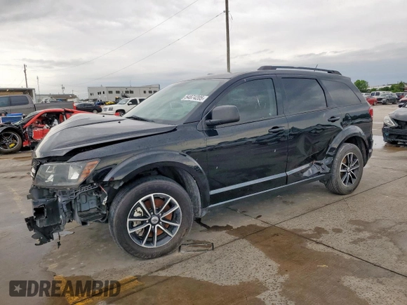 2018 Dodge Journey SE with VIN 3C4PDCAB8JT229681, listed as a Copart auction lot 54874205 with Not Provided miles and Salvage Title. Bid and sale history available at carsss.com. Image 1.