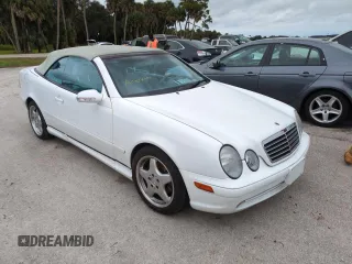 2000 Mercedes-Benz CLK 320/430 with VIN WDBLK70G2YT034673, listed as a Copart auction lot 74668434 with Not Provided miles and Salvage Title. Bid and sale history available at DreamBid. Image 4.