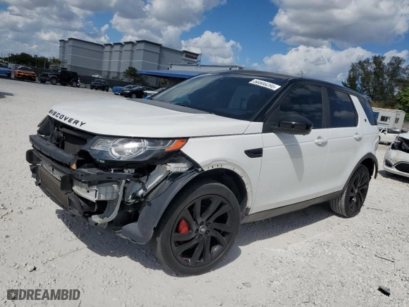 2016 Land Rover Discovery Sport HSE LUX with VIN SALCT2BG6GH592339, listed as a Copart auction lot 50800295 with 124,073 mi miles and Salvage Title. Bid and sale history available at carsss.com. Image 1.
