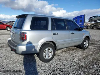 2007 Honda Pilot LX with VIN 5FNYF28157B045103, listed as a Copart auction lot 44583965 with 240,924 mi miles and Salvage Title. Bid and sale history available at carsss.com. Image 3.