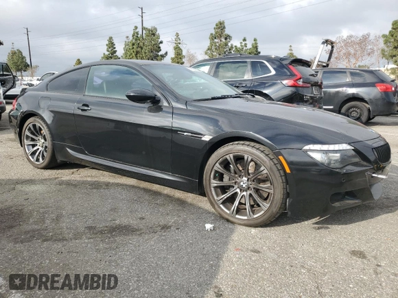 2008 BMW 6 Series M6 with VIN WBSEH93528CY24868, listed as a Copart auction lot 51190605 with 97,311 mi miles and Clean Title. Bid and sale history available at DreamBid. Image 4.