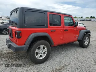 2018 Jeep Wrangler Unlimited Sport с VIN 1C4HJXDG0JW197511, выставлен на аукционе Copart как лот 57361775 с пробегом 95 830 миль миль и Списание • Salvage title. История ставок и продаж доступна на DreamBid. Изображение 3.