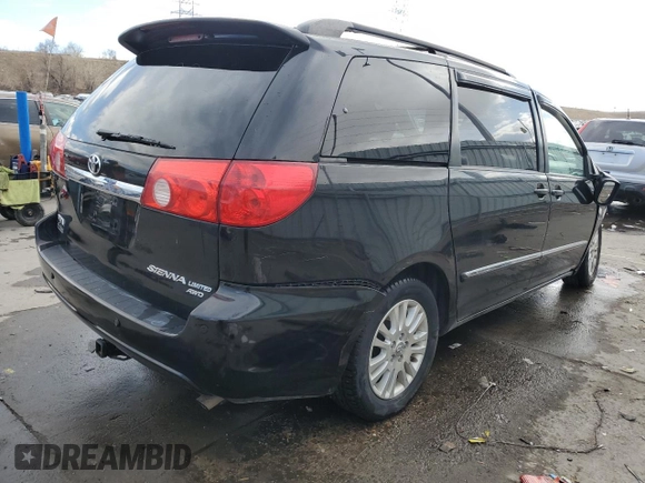 2010 Toyota Sienna XLE with VIN 5TDDK4CC2AS030897, listed as a Copart auction lot 46638095 with 126,680 mi miles and Salvage title. Bid and sale history available at DreamBid. Image 3.