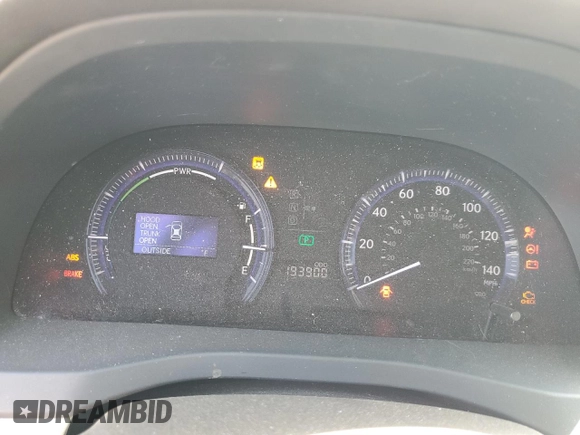 2010 Lexus HS 250h with VIN JTHBB1BA3A2006006, listed as a Copart auction lot 64557664 with 193,900 mi miles and Salvage Title. Bid and sale history available at DreamBid. Image 9.
