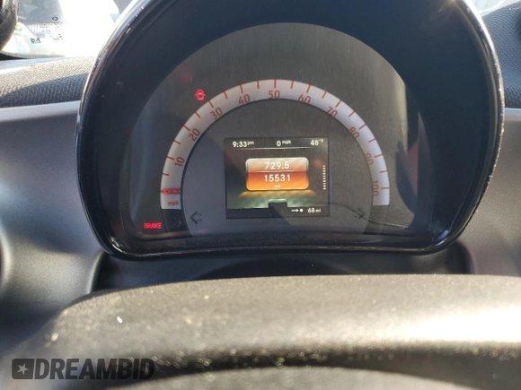 2019 Smart fortwo Pure z VIN WMEFJ9BA4KK386190, wystawiony jako Copart lot #85565094 z przebiegiem 15 531 mil mil oraz Szkody całkowita. Historia ofert i sprzedaży dostępna na DreamBid. Obrazek 9.