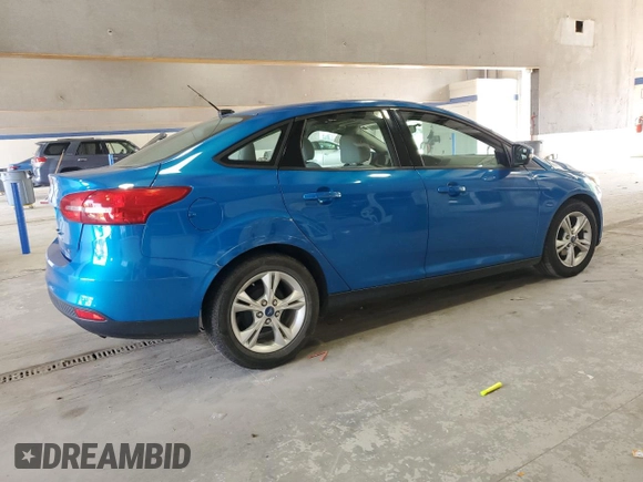 2015 Ford Focus SE with VIN 1FADP3F27FL329928, listed as a Copart auction lot 60795595 with 120,277 mi miles and Clean title. Bid and sale history available at DreamBid. Image 3.