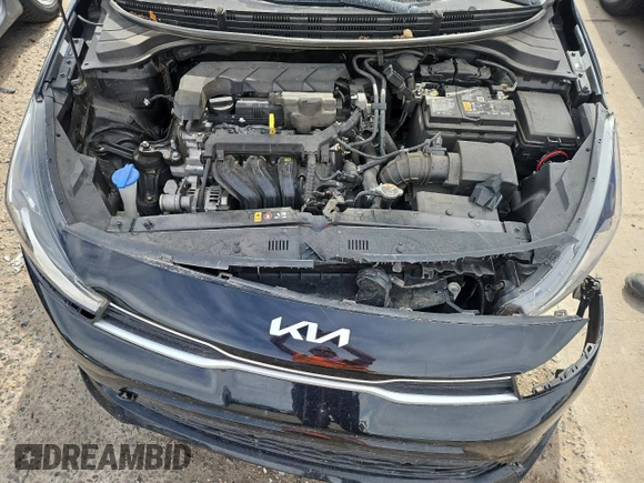 2022 Kia Rio S with VIN 3KPA24AD6NE445249, listed as a Copart auction lot 47897285 with 51,906 mi miles and Salvage Title. Bid and sale history available at DreamBid. Image 13.