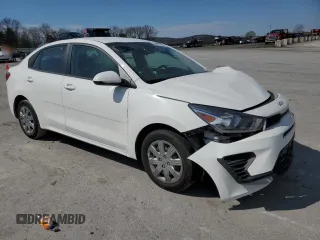 2023 Kia Rio S with VIN 3KPA24AD6PE566205, listed as a Copart auction lot 50621125 with 18,418 mi miles and Salvage Title. Bid and sale history available at carsss.com. Image 4.