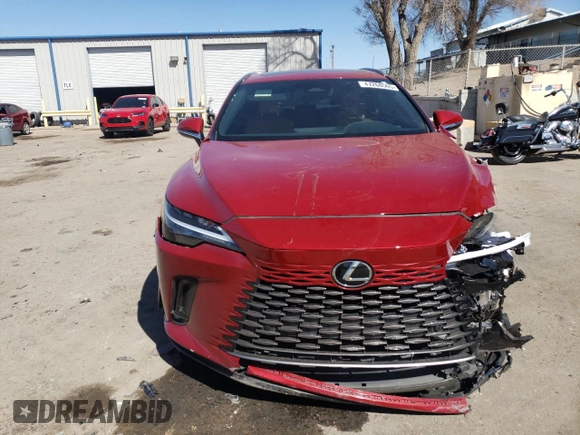 2024 Lexus RX with VIN 2T2BBMCA5RC048221, listed as a Copart auction lot 47268565 with 7,740 mi miles and Salvage Title. Bid and sale history available at carsss.com. Image 5.
