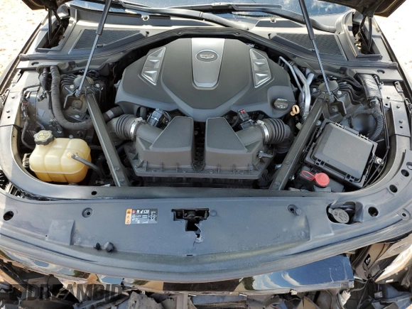 2017 Cadillac CT6 Platinum AWD with VIN 1G6KN5R63HU161464, listed as a Copart auction lot 57195264 with 80,718 mi miles and Salvage title. Bid and sale history available at DreamBid. Image 12.