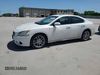 2014 Nissan Maxima 3.5 SV with VIN 1N4AA5AP7EC465204, listed as a Copart auction lot 52284935 with 123,196 mi miles and Salvage Title. Bid and sale history available at carsss.com. Image 1.