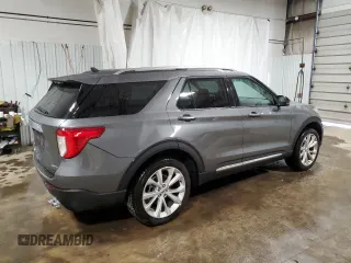2024 Ford Explorer Platinum with VIN 1FM5K8HC8RGA65577, listed as a Copart auction lot 51620125 with 6,808 mi miles and Salvage Title. Bid and sale history available at carsss.com. Image 3.