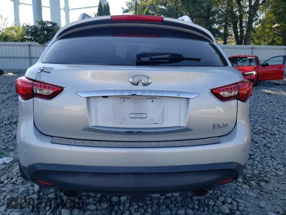 2012 Infiniti FX with VIN JN8AS1MU7CM120767, listed as a Copart auction lot 70097224 with 161,544 mi miles and Salvage Title. Bid and sale history available at DreamBid. Image 6.