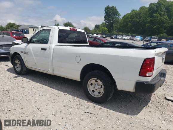 2016 Ram 1500 Tradesman z VIN 3C6JR6DT9GG363735, wystawiony jako Copart lot #56170895 z przebiegiem 18 269 mil mil oraz Szkoda całkowita • Salvage title. Historia ofert i sprzedaży dostępna na DreamBid. Obrazek 2.