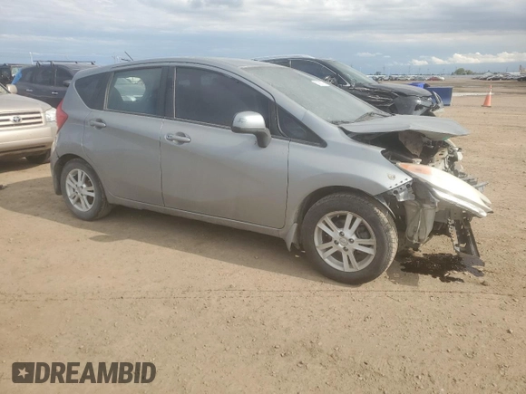 2014 Nissan Note S Plus with VIN 3N1CE2CP8EL378518, listed as a Copart auction lot 60068775 with 240,040 mi miles and Salvage title. Bid and sale history available at DreamBid. Image 4.