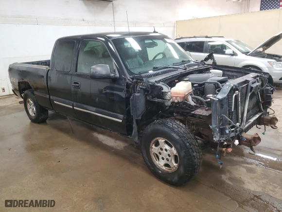 2003 Chevrolet Silverado 1500 LS with VIN 2GCEK19V831183497, listed as a Copart auction lot 74308414 with 0 mi miles and Clean Title. Bid and sale history available at carsss.com. Image 4.