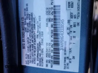2012 Ford Fusion SE with VIN 3FAHP0HG4CR320545, listed as a Copart auction lot 50770265 with 59,985 mi miles and Salvage Title. Bid and sale history available at DreamBid. Image 12.