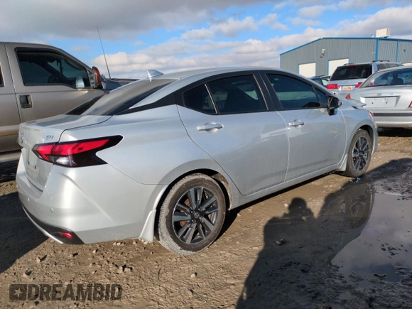 2021 Nissan Versa SV with VIN 3N1CN8EV4ML848265, listed as a Copart auction lot 46469795 with 51,987 mi miles and Salvage title. Bid and sale history available at DreamBid. Image 3.
