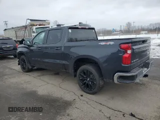 2024 Chevrolet Silverado 1500 LT with VIN 1GCPDKEK2RZ111943, listed as a Copart auction lot 46296655 with 39,474 mi miles and Salvage Title. Bid and sale history available at DreamBid. Image 2.