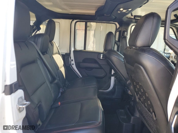 2020 Jeep Wrangler Unlimited Rubicon with VIN 1C4HJXFG7LW140402, listed as a Copart auction lot 41829145 with 49,411 mi miles and Salvage Title. Bid and sale history available at carsss.com. Image 10.