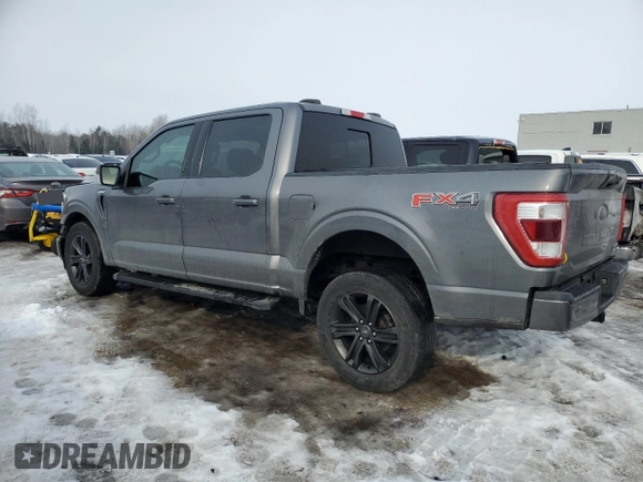 2021 Ford F-150 XL with VIN 1FTEW1EP2MKD38705, listed as a Copart auction lot 46285945 with 76,715 mi miles and Salvage Title. Bid and sale history available at carsss.com. Image 2.