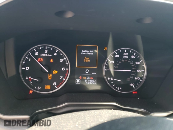 2022 Subaru Outback Onyx XT with VIN 4S4BTGLD1N3100519, listed as a Copart auction lot 56068655 with 45,470 mi miles and Salvage title. Bid and sale history available at DreamBid. Image 9.