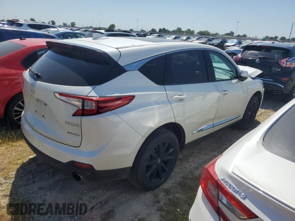 2019 Acura RDX with VIN 5J8TC2H31KL041576, listed as a Copart auction lot 53630195 with 75,325 mi miles and Salvage title. Bid and sale history available at DreamBid. Image 3.