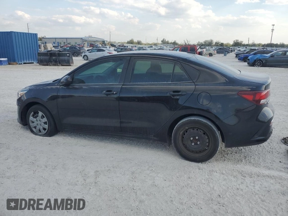 2021 Kia Rio LX with VIN 3KPA24AD7ME417409, listed as a Copart auction lot 47613345 with 100,196 mi miles and Salvage Title. Bid and sale history available at DreamBid. Image 2.