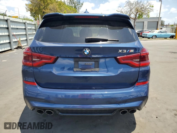 2020 BMW X3 M Competition z VIN 5YMTS0C04LLT10567, wystawiony jako Copart lot #54367805 z przebiegiem 53 055 mil mil oraz Szkoda całkowita • Salvage title. Historia ofert i sprzedaży dostępna na DreamBid. Obrazek 6.