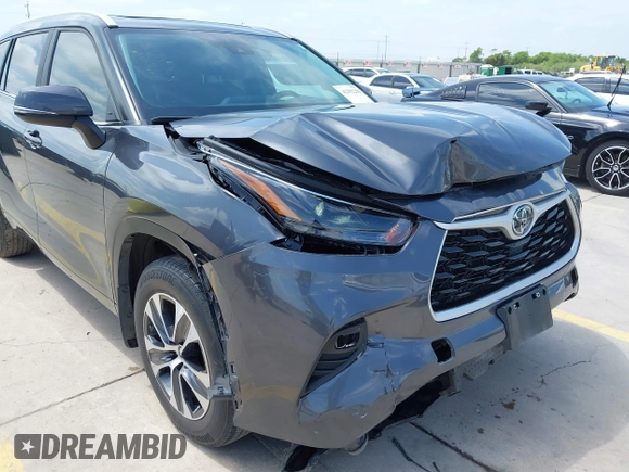 2023 Toyota Highlander L with VIN 5TDKDRAH7PS007332, listed as a IAAI auction lot 42392250 with 51,943 mi miles and . Bid and sale history available at DreamBid. Image 6.