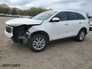 2019 Kia Sorento LX V6 with VIN 5XYPGDA53KG486523, listed as a Copart auction lot 50578625 with 123,537 mi miles and Salvage Title. Bid and sale history available at carsss.com. Image 1.