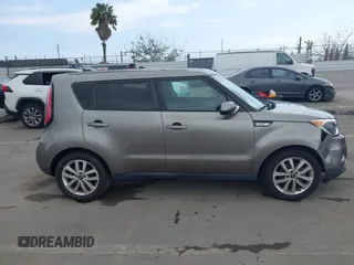 2018 Kia Soul + with VIN KNDJP3A5XJ7579843, listed as a IAAI auction lot 42086255 with 106,886 mi miles. Bid and sale history available at carsss.com. Image 13.