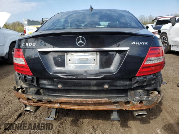 2013 Mercedes-Benz C-Class C 300 Sport with VIN WDDGF8AB0DG101747, listed as a Copart auction lot 54149275 with 259,834 mi miles and Salvage Title. Bid and sale history available at carsss.com. Image 6.