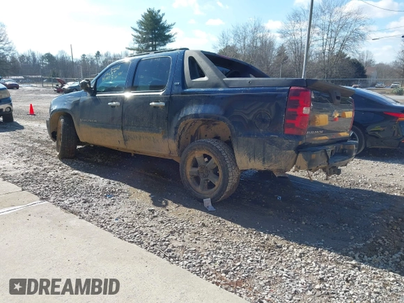 2007 Chevrolet Avalanche 1LT with VIN 3GNEC12017G267516, listed as a IAAI auction lot 41308501 with 227,060 mi miles and . Bid and sale history available at DreamBid. Image 3.