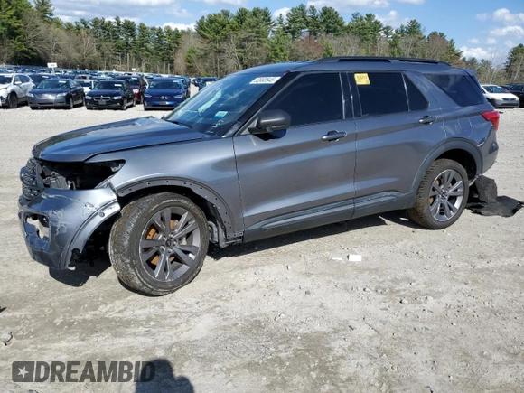 2021 Ford Explorer XLT with VIN 1FMSK8DHXMGB38042, listed as a Copart auction lot 53992545 with 41,020 mi miles and Clean Title. Bid and sale history available at carsss.com. Image 1.