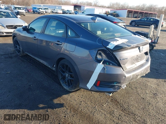 2016 Honda Civic Sedan EX-L with VIN 19XFC1F76GE206534, listed as a IAAI auction lot 41485715 with 105,663 mi miles. Bid and sale history available at carsss.com. Image 3.