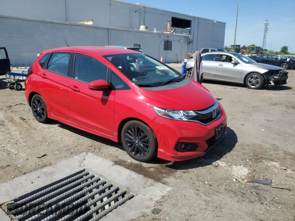 2018 Honda Fit Sport with VIN 3HGGK5H67JM705280, listed as a Copart auction lot 53621845 with 193,248 mi miles and Clean Title. Bid and sale history available at carsss.com. Image 4.