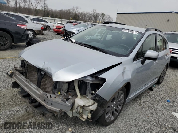 2014 Subaru Impreza Wagon 2.0i Sport Premium with VIN JF1GPAL64EH218893, listed as a Copart auction lot 48764885 with 99,312 mi miles and Salvage Title. Bid and sale history available at carsss.com. Image 1.