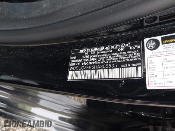 2017 Mercedes-Benz S 550 z VIN WDDUG8FB6HA305535, wystawiony jako IAAI lot #40890499 z przebiegiem 20 189 mil mil oraz . Historia ofert i sprzedaży dostępna na DreamBid. Obrazek 9.