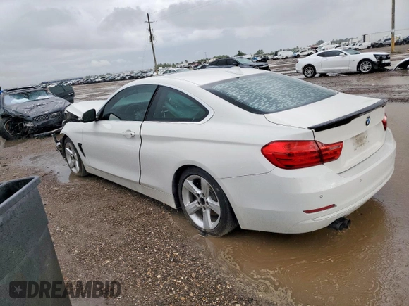 2014 BMW 4 Series 428i with VIN WBA3N3C54EF712164, listed as a Copart auction lot 64086545 with Not provided miles and Clean title. Bid and sale history available at DreamBid. Image 2.