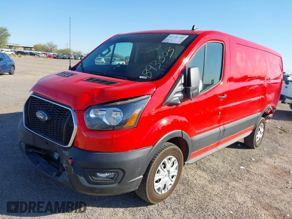 2023 Ford Transit Cargo with VIN 1FTYE1Y80PKB93303, listed as a IAAI auction lot 41756790 with 22,741 mi miles. Bid and sale history available at carsss.com. Image 17.