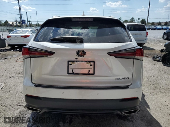 2021 Lexus NX with VIN JTJDARBZ2M5028774, listed as a Copart auction lot 53320185 with 23,335 mi miles and Non Repairable. Bid and sale history available at carsss.com. Image 6.
