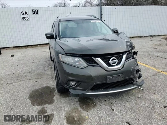 2014 Nissan Rogue SV with VIN 5N1AT2MT7EC824042, listed as a Copart auction lot 86864274 with 206,368 mi miles and Salvage Title. Bid and sale history available at DreamBid. Image 12.